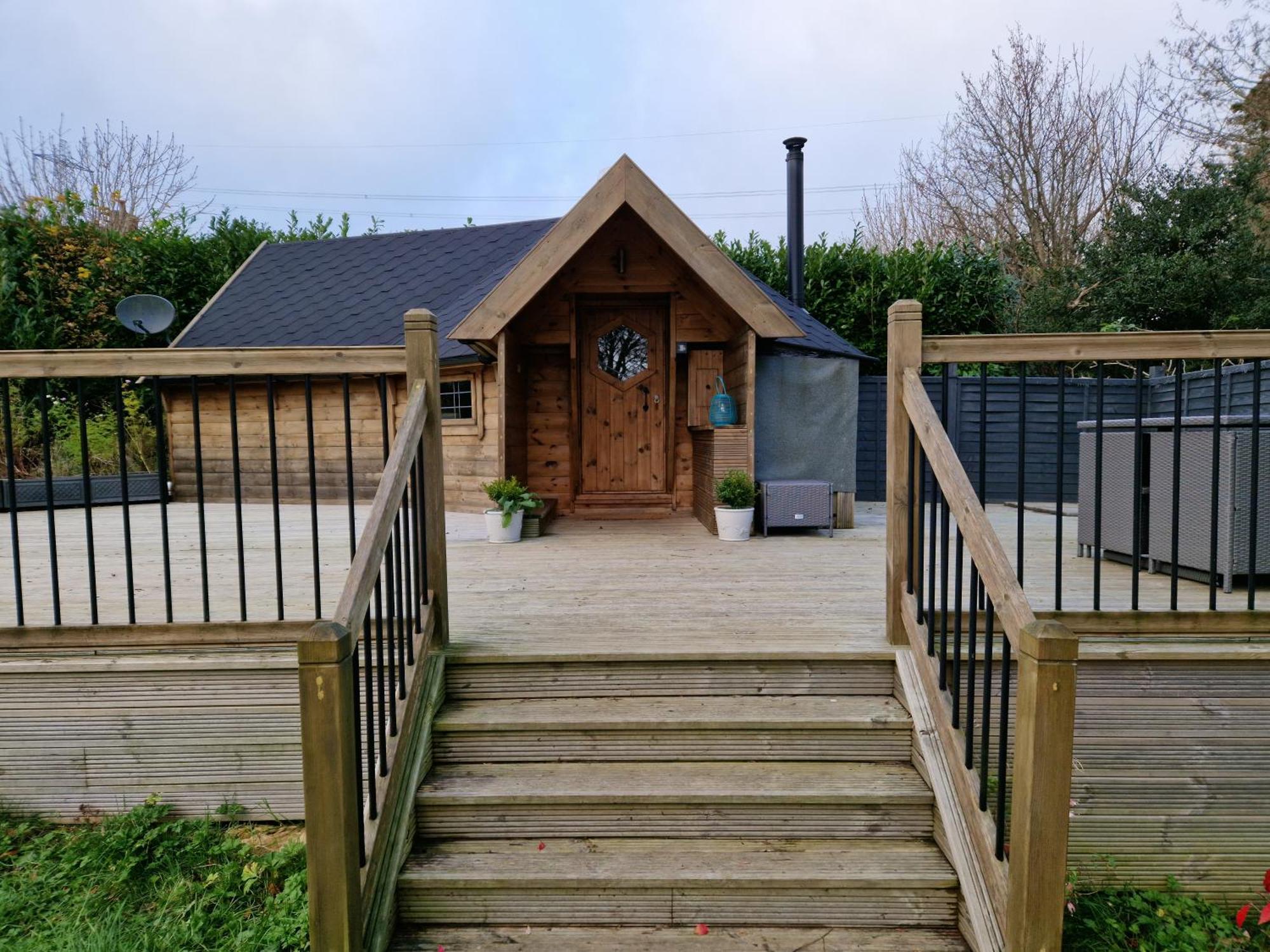 The Hive - Unique Log Cabin With Wood Burning Stove Ludchurch Dış mekan fotoğraf
